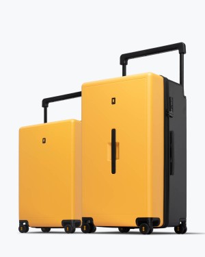 Luggage Level 8 Voyageur 2 Piece Luggage Set Yellow / Black | ALFHKME-84